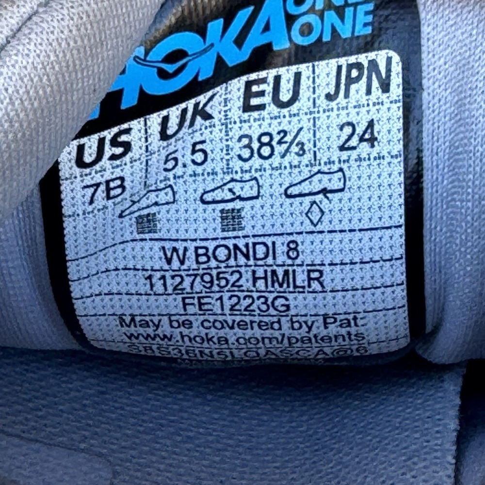 Hoka One One Women's White Sneakers with Pink Logo - Picture 7 of 16